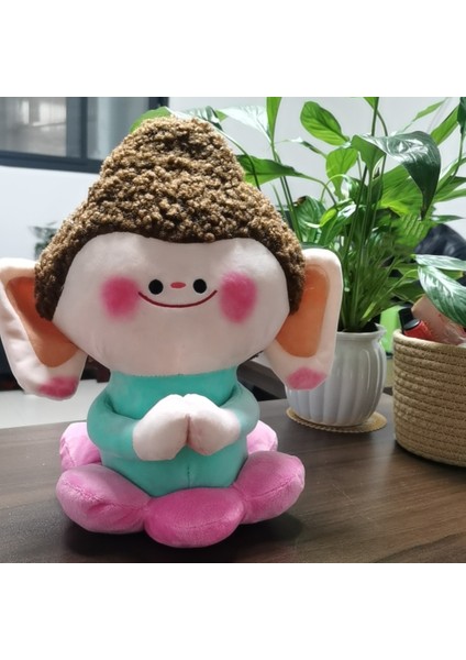 24CM Lotus Buda Peluş Bebek Bebek Yastık Hediye (Yurt Dışından)