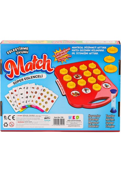 729 Match Eşleştirme Oyunu -Hobi Oyuncak modelleri
