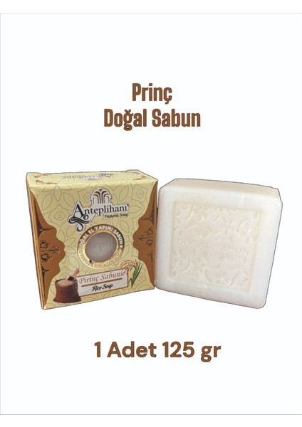 Prinç Sabunu Prinç Özlü Doğal El Yapımı Naturel Sabun Soap 125 gr