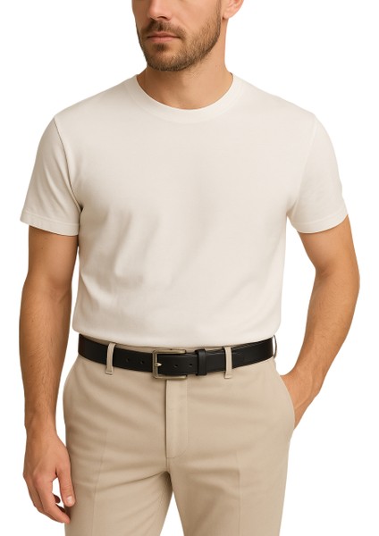 Erkek Kemer Siyah 2'li Kot ve Kumaş Pantolon Kemeri fiyatları