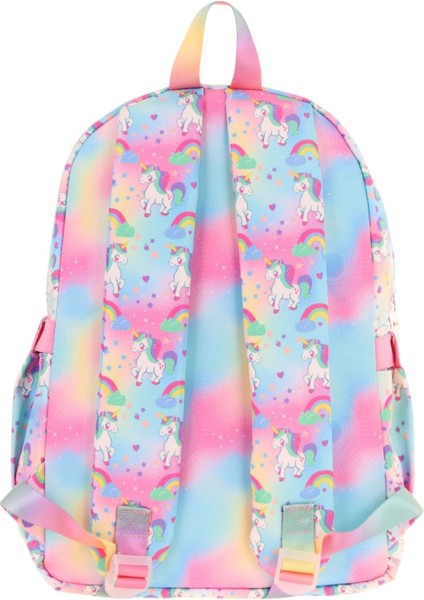 Kız Çocuk Peluş Unicornlu Ilkokul Okul Sırt Çantası - Pembe - L5243 modelleri