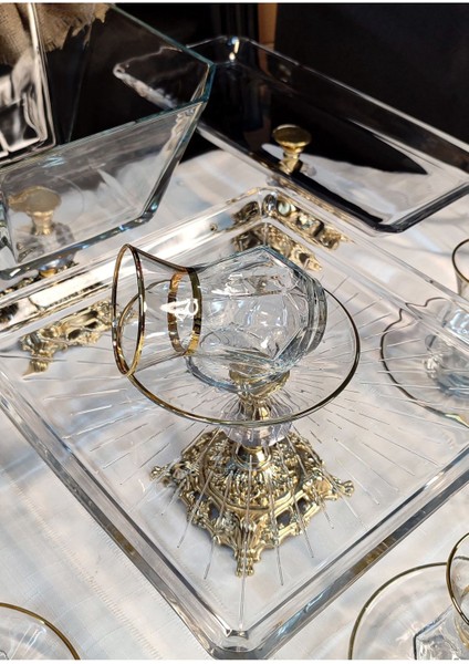 Seçkinev Alya Gold Sunum Set 16 Parça Bardak&tabak indirimleri