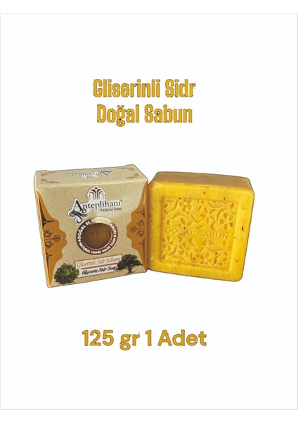 Sidr Sabun Sidir Sabungliserinli Miks Amberli Doğal El Yapımı Naturel Sabun Soap 125 gr