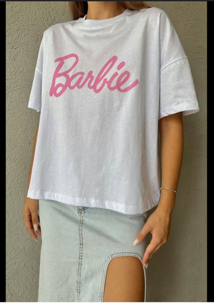 Oversize T-Shirt Baskılı Beyaz Renk fiyatları