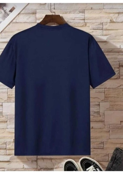Oversize T-Shirt Black Baskılı Lacivert Renk fiyatları