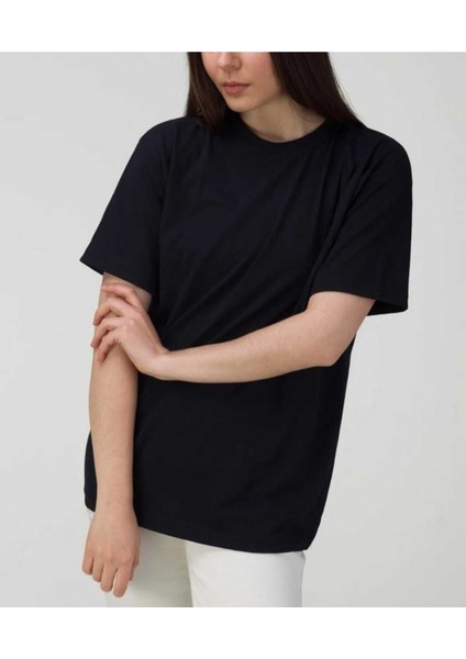 Oversize T-Shirt Brokliyn Baskılı Siyah Renk fiyatları