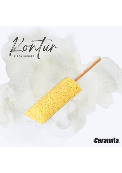 Kontur 3017 Çubuklu Fırça Sünger 110*30MM