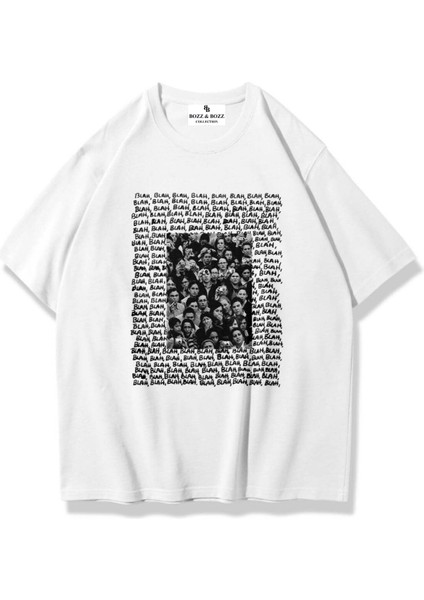 Unisex Oversize Blah Blah Blah T-Shirt
