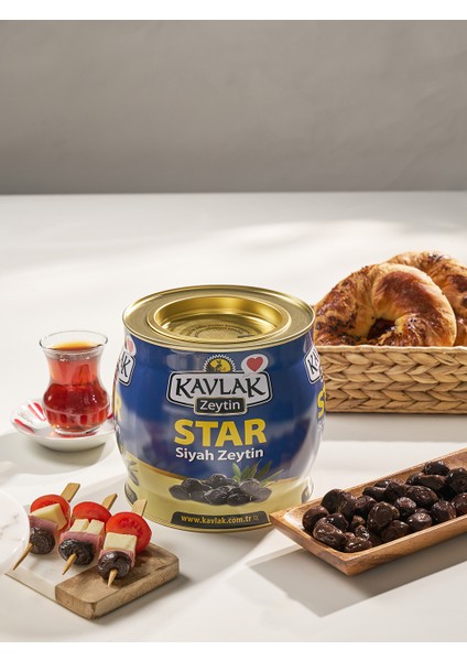 Star Siyah Zeytin 2 kg(Brüt) Teneke modelleri