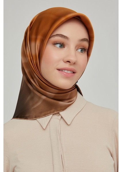 Nostalji Serisi Twill Ipek Eşarp 8624D-37