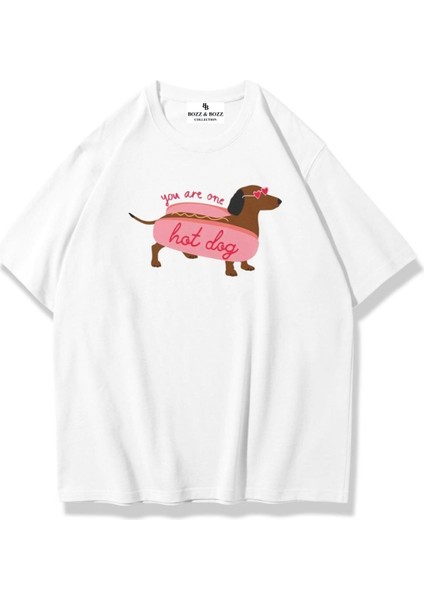 Unisex Oversize Hotdog T-Shirt