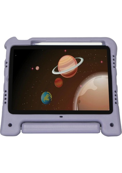 iPad Air 11" (M2), iPad 10.9" (10. Nesil), iPad Air 11" (5. ve 4.nesil) ile Uyumlu Çocuk Kılıfı - Mor THD96407GL