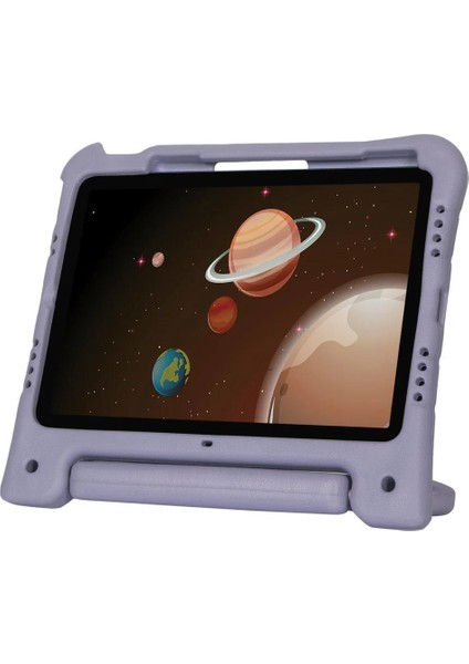 iPad Air 11" (M2), iPad 10.9" (10. Nesil), iPad Air 11" (5. ve 4.nesil) ile Uyumlu Çocuk Kılıfı - Mor THD96407GL