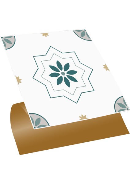 Kendinden Yapışkanlı Casablanca Desenli Pvc Karo 30X30 cm (33 Adet) 3m2