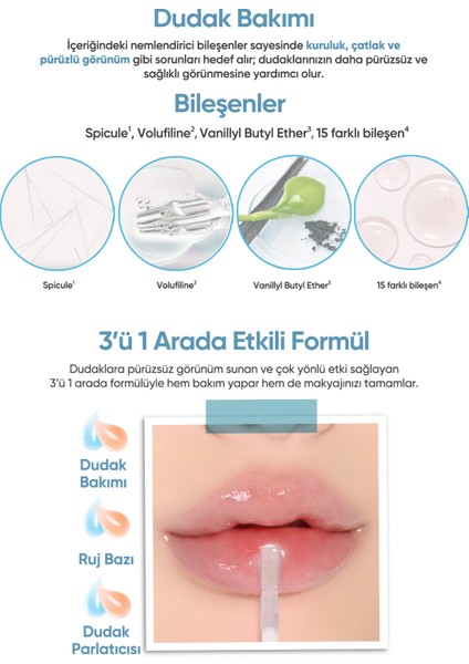 Dolgunlaştırıcı Etkili Dudak Bakım Esansı Plumping Lip Essence (No.2 Cool) fırsatları