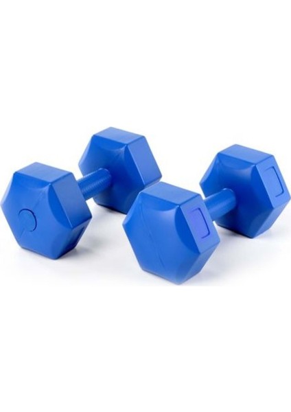 Plastik Dambıl 2kg x 2 Adet Çiftli