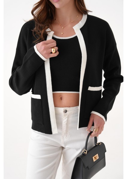 Kadın Triko Bluz & Hırka Ikili Takım modelleri