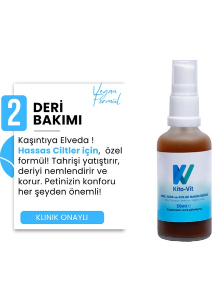 Kedi/köpek Deri, Kulak, Ağız, Yara ve Tüy Bakım Ürünü 50 ml modelleri