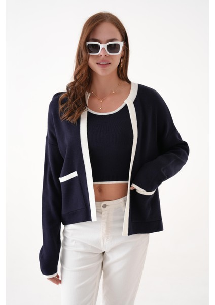 Kadın Triko Bluz & Hırka Ikili Takım