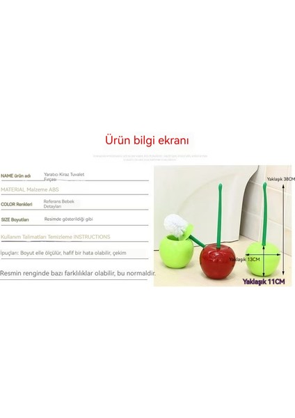 Kiraz Tuvalet Fırçası (Yurt Dışından) fiyatları