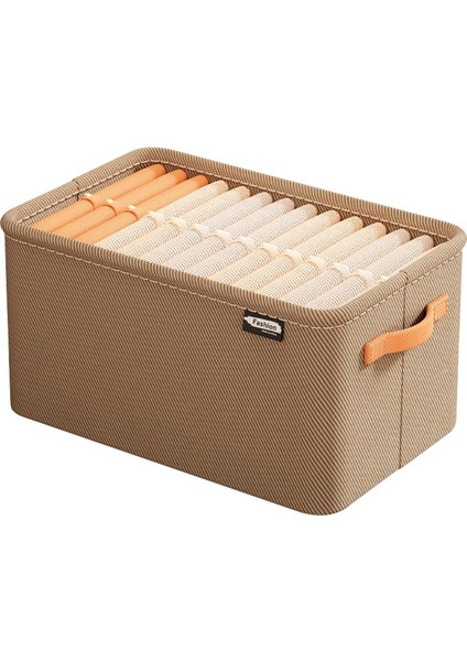 Giysi Saklama Kutusu Kalın Kumaş Saklama Sepeti Giysiler ve Pantolon Saklama Yurdu Ev Dolabı Irme (Yurt Dışından)