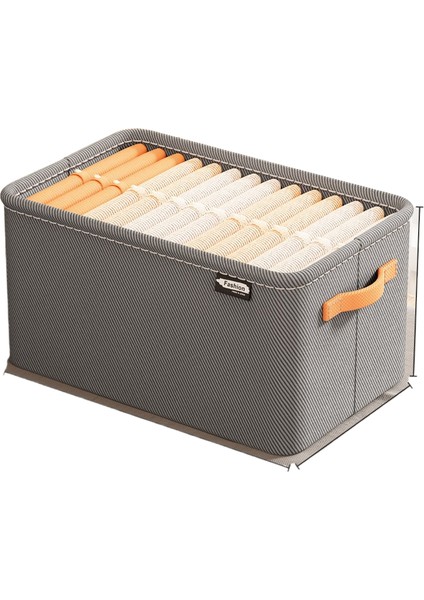 Giysi Saklama Kutusu Kalın Kumaş Saklama Sepeti Giysiler ve Pantolon Saklama Yurdu Ev Dolabı Irme (Yurt Dışından) fırsatları