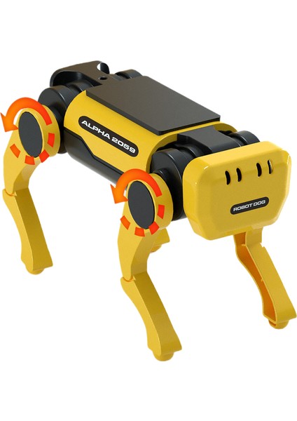Güneş Enerjili Elektrikli Robot Köpek Çocuk Montaj Oyuncak Çocuk Eğitici Robot (Yurt Dışından)
