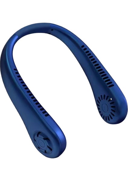 Boynu Asılı Küçük Fan Sessiz Klima Rahat Mini Katlanabilir Spor (Yurt Dışından)