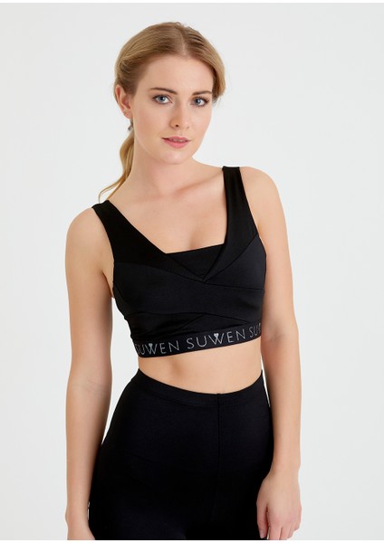Cross Bralet - Siyah