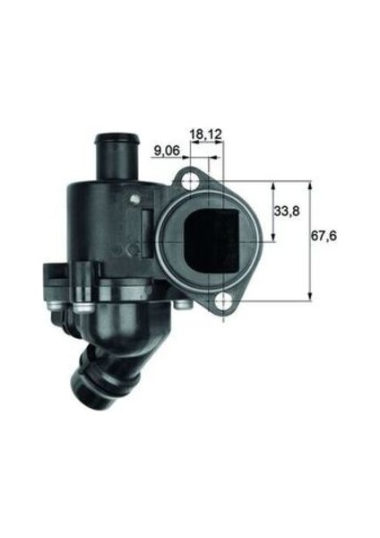 Mahle TM3100 -Knecht-Behr TM3100 Termostat 100 A4 01 08 A6 02 05 Passat 01 05 1.6 1.8 2.0 Avj Alt Amb Bfb Bex 06B121111K