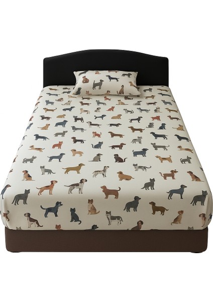 Bilgem Flanel Nevresim Seti Tek Kişilik - Krem - 3 Parça (Nevresim, Çarşaf, Yastık Kılıfı)