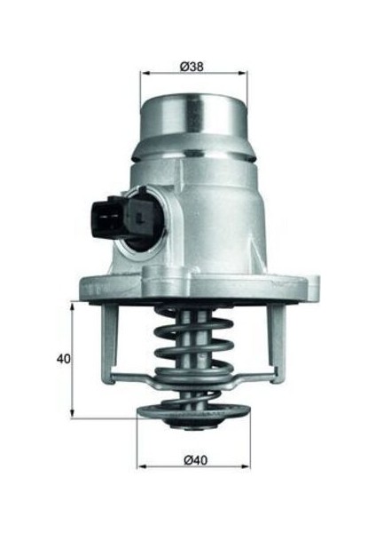 Mahle TM27101 -Knecht-Behr TM27101 Termostat Gövdelı Bmw F22 F30 G20 F32 F10 E60 E63 F12 F13 F06 E65 G14 G15 G01 G02 E53 E70 F15 G05 E71 F15 11537586885