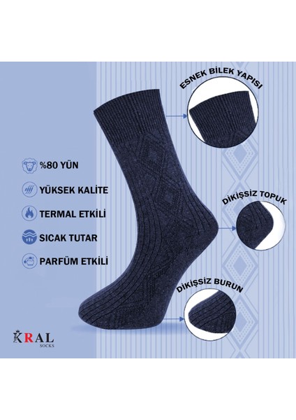 Kral Yün Çorap 2 Li