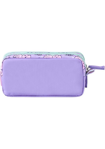 2 Bölmeli Fluffy Bunny Kalemlik Lila (MU-5791)