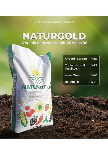 Naturgold Organik Toprak Düzenleyici Gübre