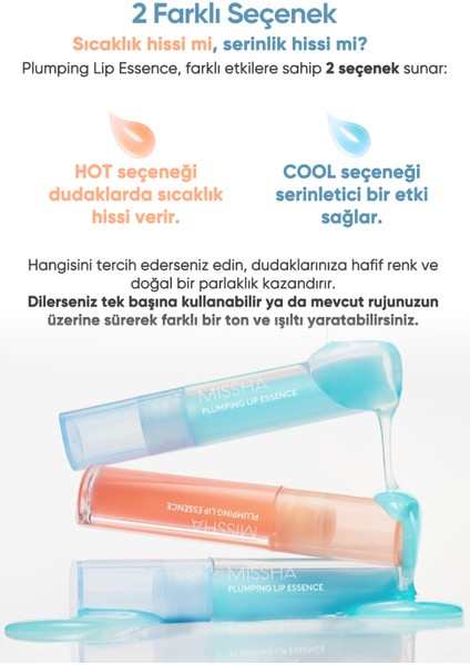 Dolgunlaştırıcı Etkili Dudak Bakım Esansı Plumping Lip Essence (No.1 Hot) indirimleri
