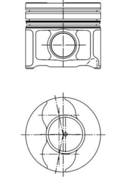 41795620 Piston Segman Uyumlu 0,6 Farklı 82MM Doblo 1.9 Jtd 103 Ps - Vectra C 1.9 Cdtı