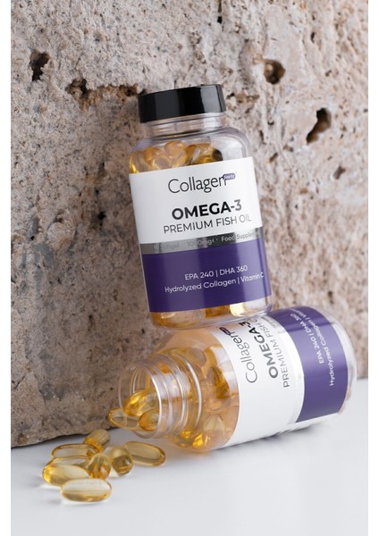 Omega-3 Premium Fish Oil 90 Adet x 1000MG, Balık Yağı, Kolajen & Vitamin C modelleri