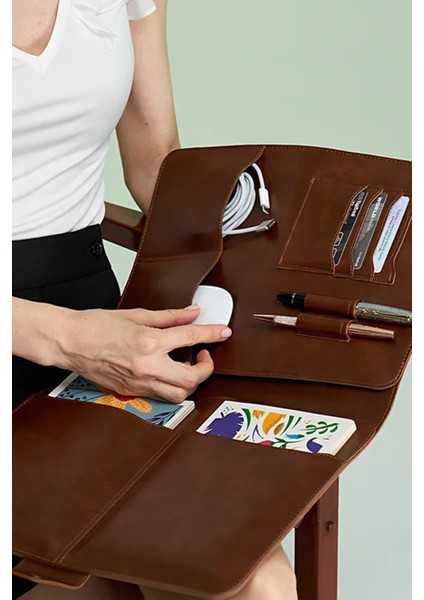 Macbook Air Pro 13-14 Inç Organizer Evrak & Laptop & Tablet Çantası Taba Nova