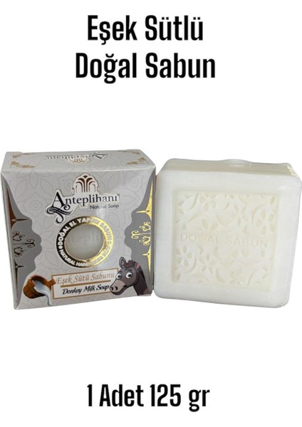 Eşek Sütlü Sabun Eşek Sütü Doğal El Yapımı Naturel Sabun Soap 125 gr