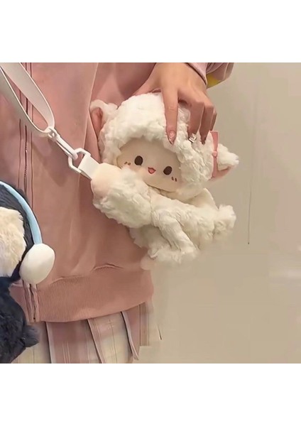 Küçük Penguen Kuzu Papa Çanta Sevimli Peluş Oyuncak Bebek Crossbody Sırt Çantası (Yurt Dışından)