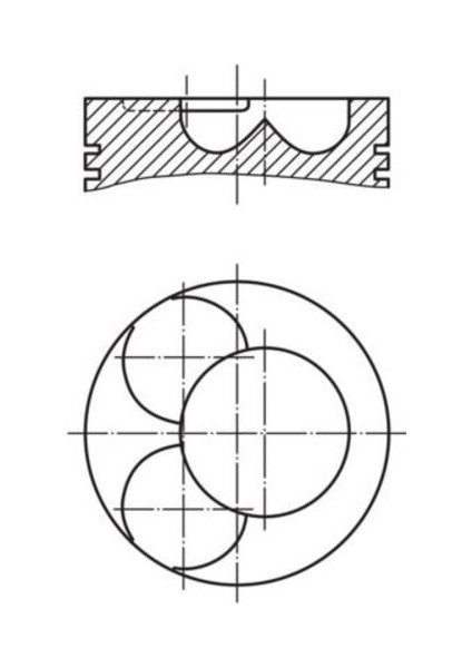 Mahle 0280702 -Knecht-Behr Piston Vag 81 mm 0.50 038107065KM001