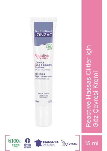Eau Thermale Jonzac Reaktif Hassas Ciltler Için Göz Çevresi Kremi 15ML