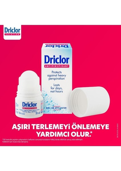 Driclor Roll-On 20 ml 2 Adet