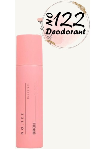 Kadın Deodorant No 122 Sprey 150 ml Gün Boyu Ferahlatıcı Koruma