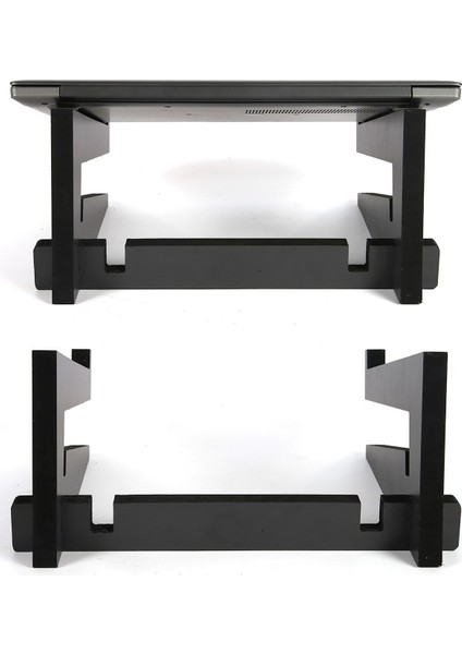 Ayarlanabilir Kademeli Ahşap Laptop Standı Notebook Yükseltici Macbook Tutucu 13" 14" 15" 16" 17" fırsatları