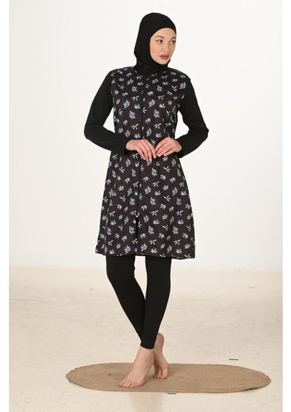 Tam Kapalı Paraşüt Kumaş Tesettür Mayo 3441 fiyatları