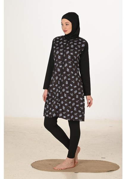 Tam Kapalı Paraşüt Kumaş Tesettür Mayo 3441 fırsatları