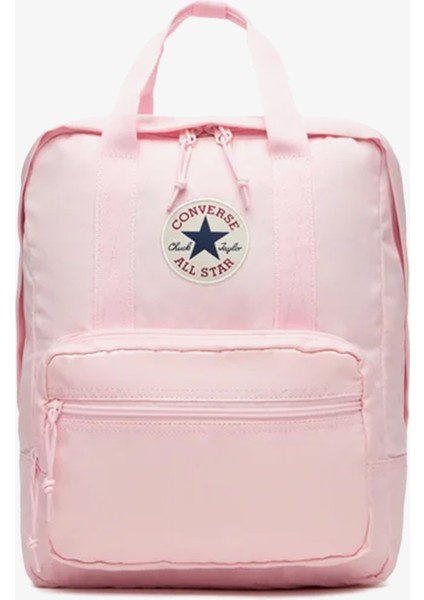 Small Square Unisex Pembe Sırt ÇANTASI.680