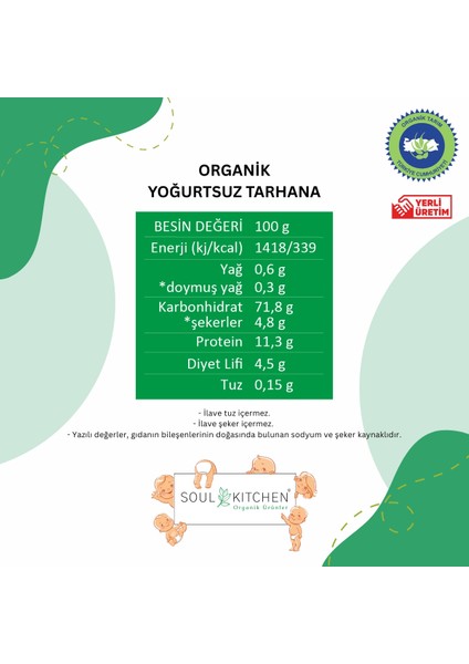 Yoğurtsuz Tarhana 500 gr (Vegan) fırsatları